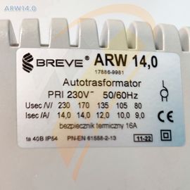 ARW14.0 регулятор скорости, арт. 17886-9981, цена ₽37942 (img.5)