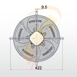 Вентилятор New Mini AC / РУ Мини АС с двигателем, арт. 1-2-2702-0005, цена ₽19000 (img.3)