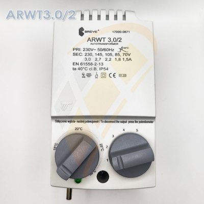 ARWT3.0/2 регулятор скорости с термостатом, арт. 17000-0871, цена ₽13251 (img.2)