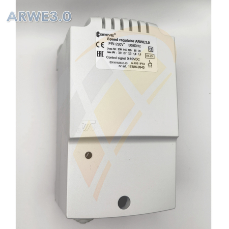 ARWE3.0/2-A 0-10V автоматический регулятор скорости с управляющим сигналом 17886-9945, image 3