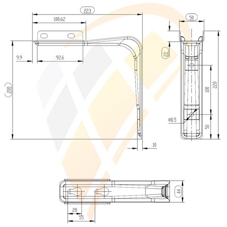 Wing 100 комплект креплений, image 8